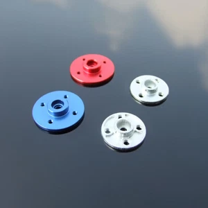 Aluminum Metal Steering Gear Disc Servo Arm Round Type for RC Robot Car 24T/25T - Picture 1 of 7