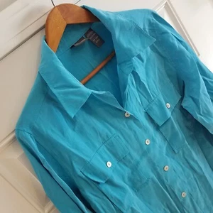 Additions by Chico Modal Blend Collared Long Sleeve Pockets Shirt Size 2 T-7 - Picture 1 of 9
