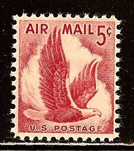 Very Nice US Year of 1958 Mint Air Mail Stamp SCOTT# C50 (MNH) - Image 1 of 1