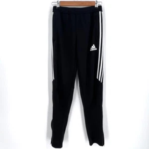 Adidas Youth Climacool Half Stripe Soccer Training Pants Black White Size Large - Picture 1 of 12