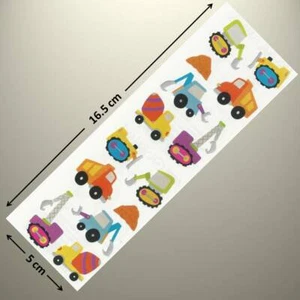 Mrs Grossman's Sticker CHUBBY CONSTRUCTION, TRUCK, CRANE, DIGGER - up to 20% OFF - Picture 1 of 1