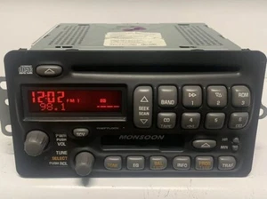 01-05 Pontiac Montana Grand MONSOON CD CASSETTE Full Lighted OEM RADIO UNLOCKED - Picture 1 of 4