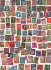100 Different cancelled Worldwide  Stamps 09/29/2025C - Picture 1 of 1