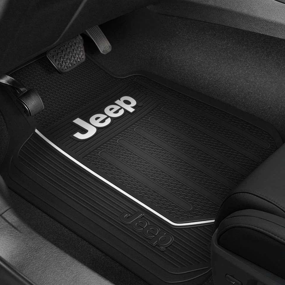 Plasticolor 001616R01 Jeep Elite Series 1st Row Black Floor Mats Foto 1 de 4