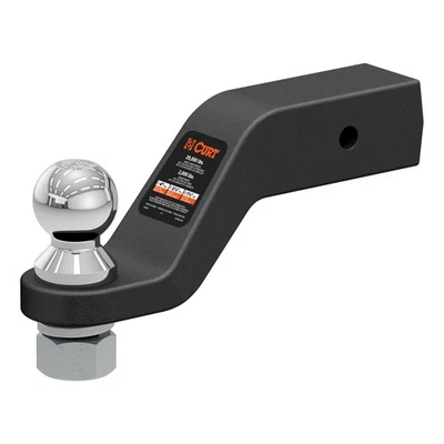 CURT Trailer Hitch Ball Mount 2-5/16in Ball, 2-1/2in Receiver, 20K lbs, 4in Drop Foto 1 de 3