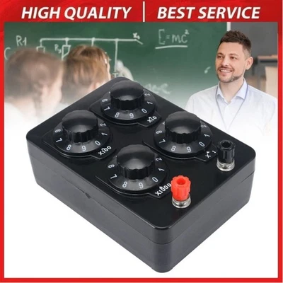 0-9999.9 Ohm Variable Resistance Box Decade Resistor Physical School Teaching - Image 1 of 4