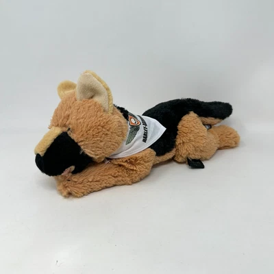 Harley Davidson Pastor Alemán Peluche Animal Motociclistas Club Perro Bandana 11" Foto 1 de 4