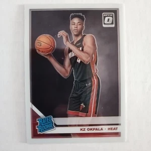 2019-20 Donruss Optic Basketball KZ Okpala RATED ROOKIE Card #189 Miami Heat - Foto 1 di 2