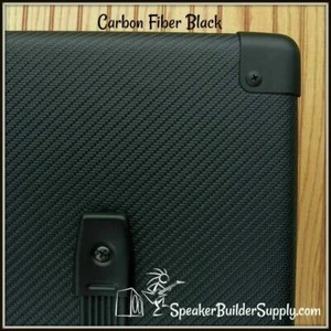 Black Carbon Fiber pattern tolex ~18" WIDTH (per yd) - Picture 1 of 1