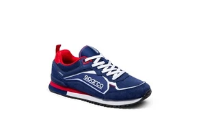 S-Road Sneaker Schuh blau rot mit EVA-Sohle + SPARCO Gummi ✔️ - Bild 1 von 3