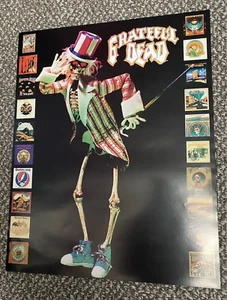 Poster album vintage 1990 Grateful Dead 19"x27" Jerry Garcia - Foto 1 di 10