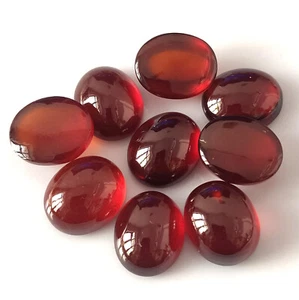 Natural Hessonite Garnet Cabochon 12X10 mm Oval Calibrated Wholesale Gemstone - Picture 1 of 4