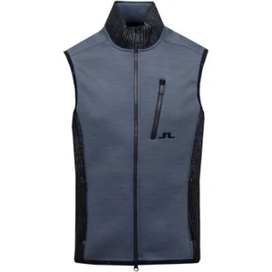 CHALECO DE GOLF HÍBRIDO J Lindeberg Regal Techno Chaqueta Acolchada Para Hombre Grande Gris Jersey - Imagen 1 de 11