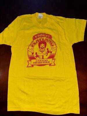 McDonald's Playland Vintage Single Stitch Youth T-Shirt Hanes USA - Image 1 of 3