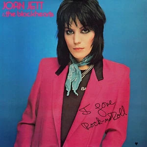 JOAN JETT I Love Rock n Roll BANNER HUGE 4X4 Ft Fabric Poster Tapestry Flag art - Picture 1 of 3
