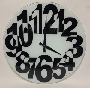 SELTEN 60er - 70er Jahre Vintage Bert Lambers Mod Pop Op Art Uhr 17" Quarz Batterie - Bild 1 von 3