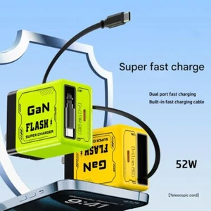 Fast GaN Charger 52W Laptops Charger Hot Phone Charger for Phone, Laptops - Photo 1 sur 11