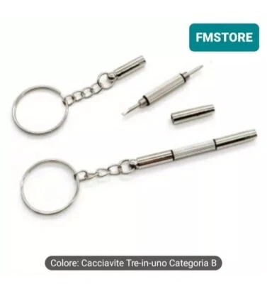 CACCIAVITE DI PRECISIONE OCCHIALI DA VISTA AVVITARE VITI A TAGLIO PORTACHIAVI . - Imagen 1 de 4