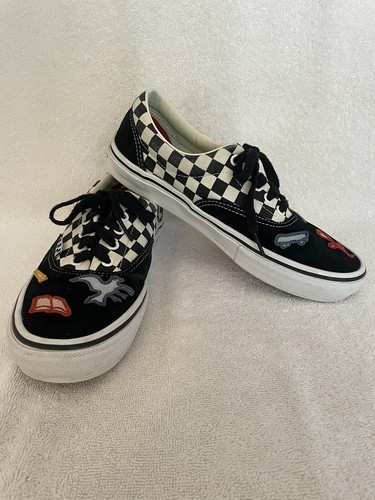 Scarpa da skateboard Vans Off The Walls 500714 da uomo taglia 8 Skateeistan Pop Cush