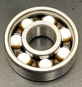 Very Fast Skateboard/Skate Ceramic Ball Bearing Pack of 8 VXB Brand 608 Sealed - Picture 1 of 11