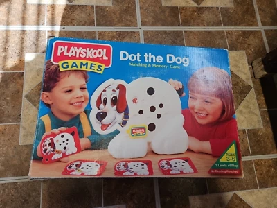 Dot The Dog - Juegos Playskool Vintage - Juego de memoria a juego - 1995 - Completo Foto 1 de 4