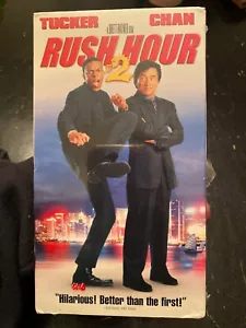 RUSH HOUR 2 - VHS - 2001 - JACKIE CHAN - CHRIS TUCKER - BRAND NEW SEALED - Picture 1 of 3