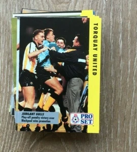 PRO-SET TRADING CARD - TORQUAY UNITED FIXTURE LIST 1991-92 - CARD N.68 - Foto 1 di 1