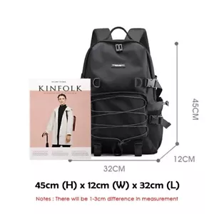 Laptop Backpack Messenger Travel Hiking Backpack Nylon Material EXPRESS SHIPPING - Picture 1 of 9