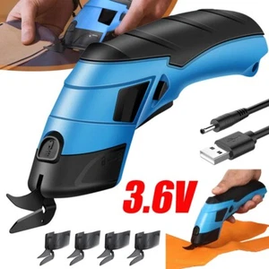 Kabellose Elektrische Schere Rollschneider Stoff Leder Nähen Teppich Karton 3.6V - Bild 1 von 20
