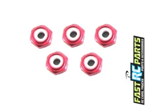 X Spede 2mm Red Lock Nut (5) LNM202 - Picture 1 of 1