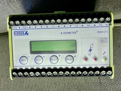 BENDER IRDH275 ISÓMETRO IRDH275B-R435 Dispositivo de Monitoreo de Aislamiento Foto 1 de 4