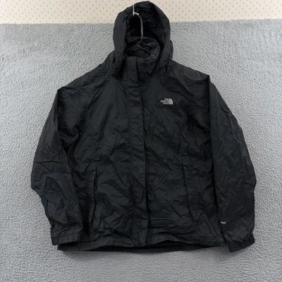 Женская ветровка на молнии The North Face Hyvent Размер XL Цвет черный С капюшоном для улицы - Изображение 1 из 4