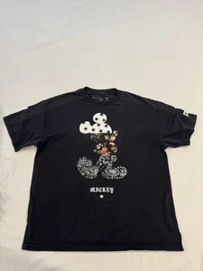 Disney x Neff Shirt Herren XL Schwarz Kurzarm T-Shirt Mickey Mouse Logo - Bild 1 von 11