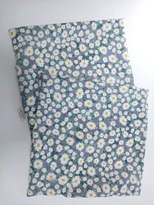 Two Hampton Bay Outdoor Floral Square Pillow Covers Purple Asters Cottage SEE - Picture 1 of 13