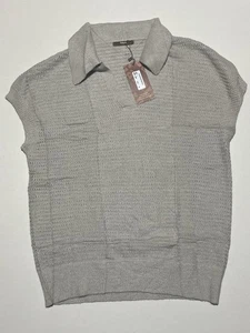 Damen Pullover Tank Tops V-Ausschnitt Ärmellos Freizeit Pulli Weste - Bild 1 von 2