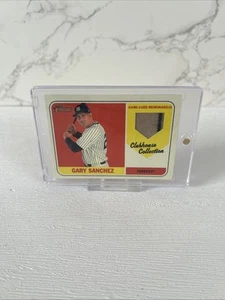 2018 TOPPS HERITAGE "CLUBHOUSE COLLECTION" GARY SANCHEZ 2C JERSEY - YANKEES - Picture 1 of 5
