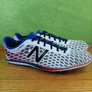 New Balance LD5000 Mens Size 10.5 Shoes Performance Track White Running Cleats - Picture 1 of 10