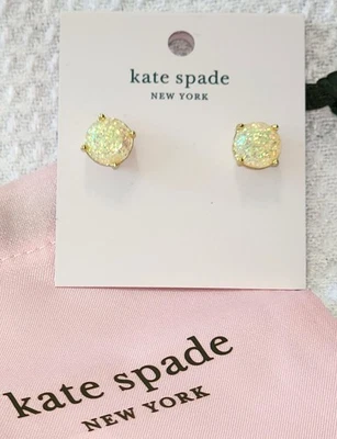 PENDIENTES KATE SPADE RISE AND SHINE BRILLO GOTA DE GOMA TACHUELA CIRCORINA CÚBICA PRECIO DE VENTA SUGERIDO POR EL FABRICANTE $39 Foto 1 de 4