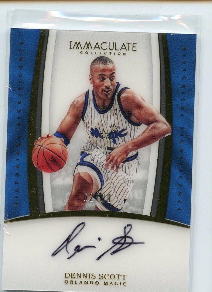 Panini Immaculate Collection 2016-17 Dennis Scott ¡Auto 62/99!! Foto 1 de 1