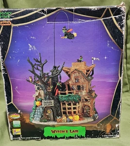 Lemax Spooky Town Witches Lair 45003 Retired 2004 Original Box - Picture 1 of 10