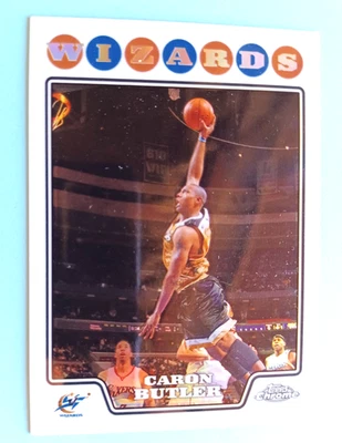 2008-09 Topps cromo Caron Butler #73 refractor paralelo Washington Wizards Foto 1 de 2