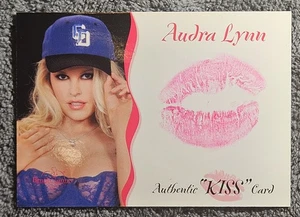 2004 Bench Warmer Kiss Lip Print Lipstick Card #13 Audra Lynn - Picture 1 of 2