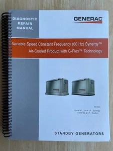 GENERAC AIR CLD SYNERGY & ECOGEN VAR SPEED SERVICE & REPAIR DIAGNOSEHANDBUCH - Bild 1 von 5