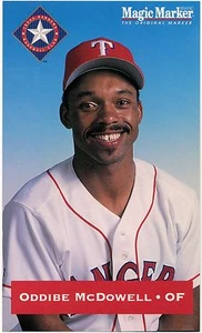 1994 Texas Rangers Magic Marker #24 Oddibe McDowell SGA - Picture 1 of 1