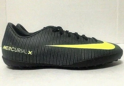 Nike Junior MercurialX Vapor XI CR7 Turf Soccer Shoes Green Yellow Size 7W/Y5.5 - Image 1 of 4