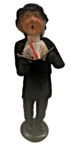 BYERS CHOICE 1993 EDITION OF THE PREACHER WITH HIS BIBLE/Black Outfit - Picture 1 of 6