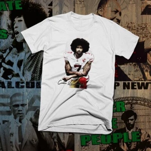 T-shirt in ginocchio Colin Kaepernick riparazioni antirazzismo nera stay wake - Foto 1 di 1