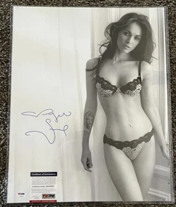 Sexy Megan Fox Autograph 16” X 20”  PSA / DNA Coa Celebrity Authentic 10/17/2016 - Picture 1 of 5