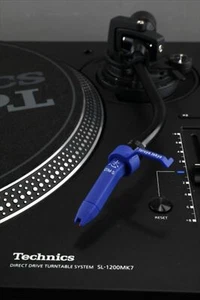 01M-S Taruya Blue Sapphire Needle Cartridge Single Analog Record DJ Play New - Picture 1 of 5