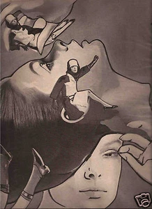 Editorial de 2 páginas fotografiado por Avedon de los años 60 - Jean Shrimpton 1965 - Imagen 1 de 4